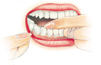 Uputstvo: Čišćenje koncem za zube 1